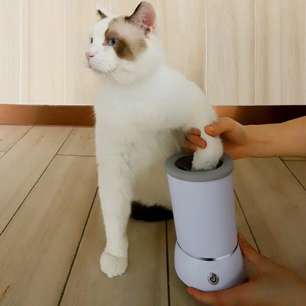 Dog Paw Cleaner Automatic Pet Foot Paw Washer Electric Paw Massager
