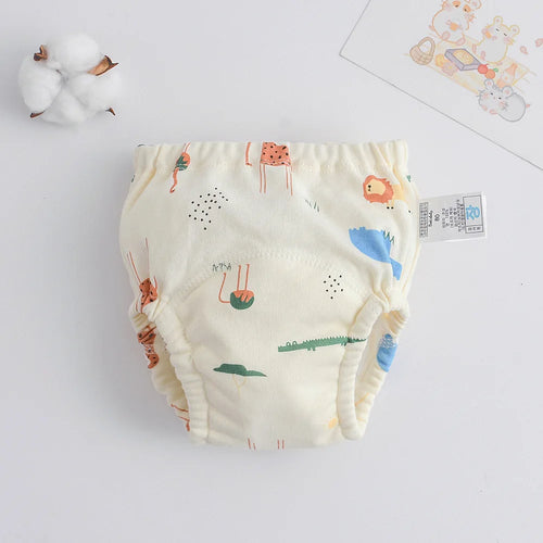 Cotton Baby Training Pants for Kids Diaper Waterproof Underwear Infant
