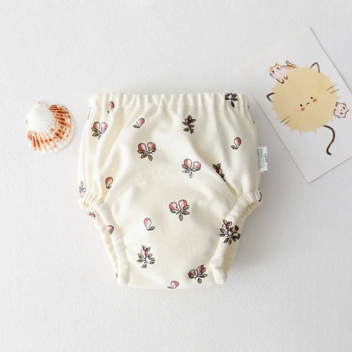 Cotton Baby Training Pants for Kids Diaper Waterproof Underwear Infant