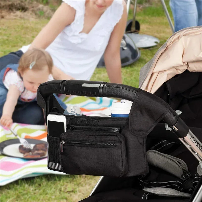 Baby Stroller Storage Large Capacity Travel Hanging Bag Mummy Bag