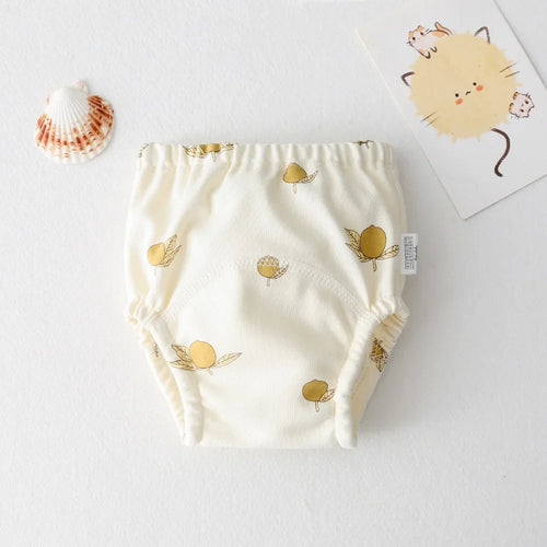 Cotton Baby Training Pants for Kids Diaper Waterproof Underwear Infant