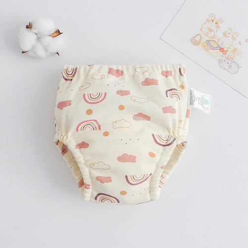 Cotton Baby Training Pants for Kids Diaper Waterproof Underwear Infant