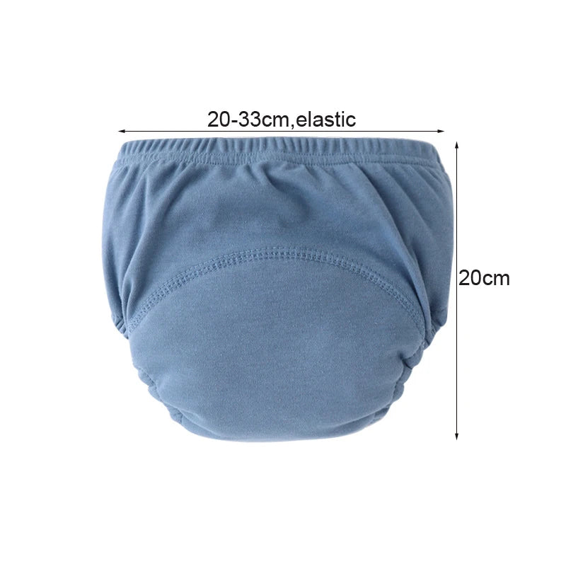 3/6Pcs Baby Diaper Training Pants Kids Underwear for Girls Boys