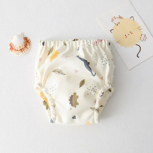 Cotton Baby Training Pants for Kids Diaper Waterproof Underwear Infant