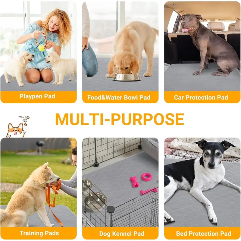 Dog Pee Pad Reusable Washable Dog Urine Mat Car Seat Floor Sofa