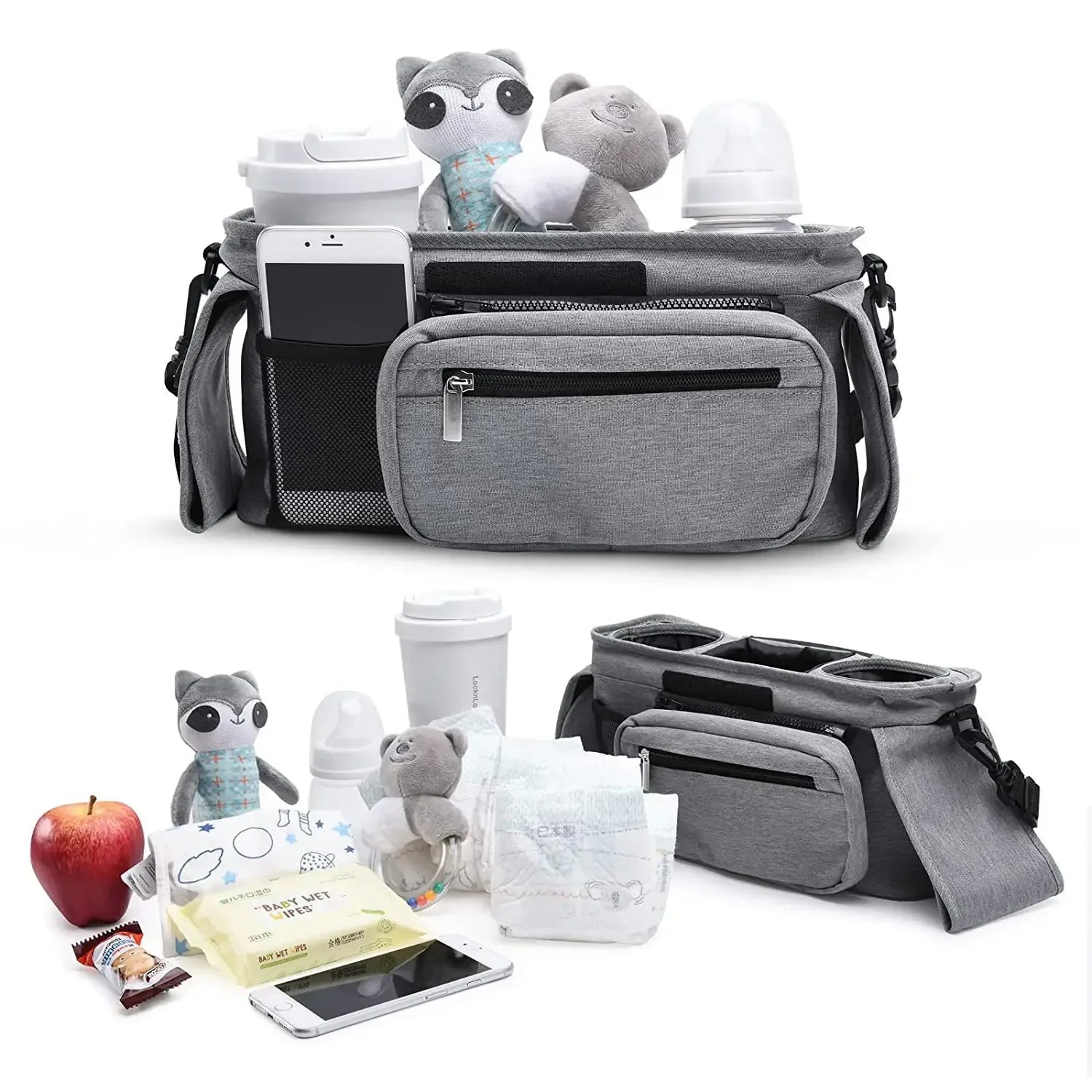 Baby Stroller Storage Large Capacity Travel Hanging Bag Mummy Bag