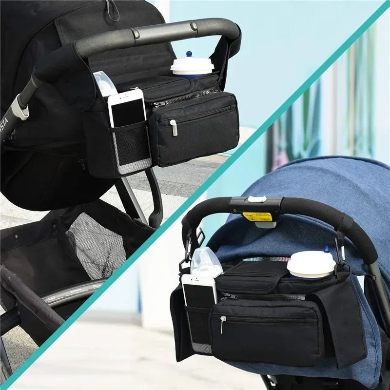 Baby Stroller Storage Large Capacity Travel Hanging Bag Mummy Bag