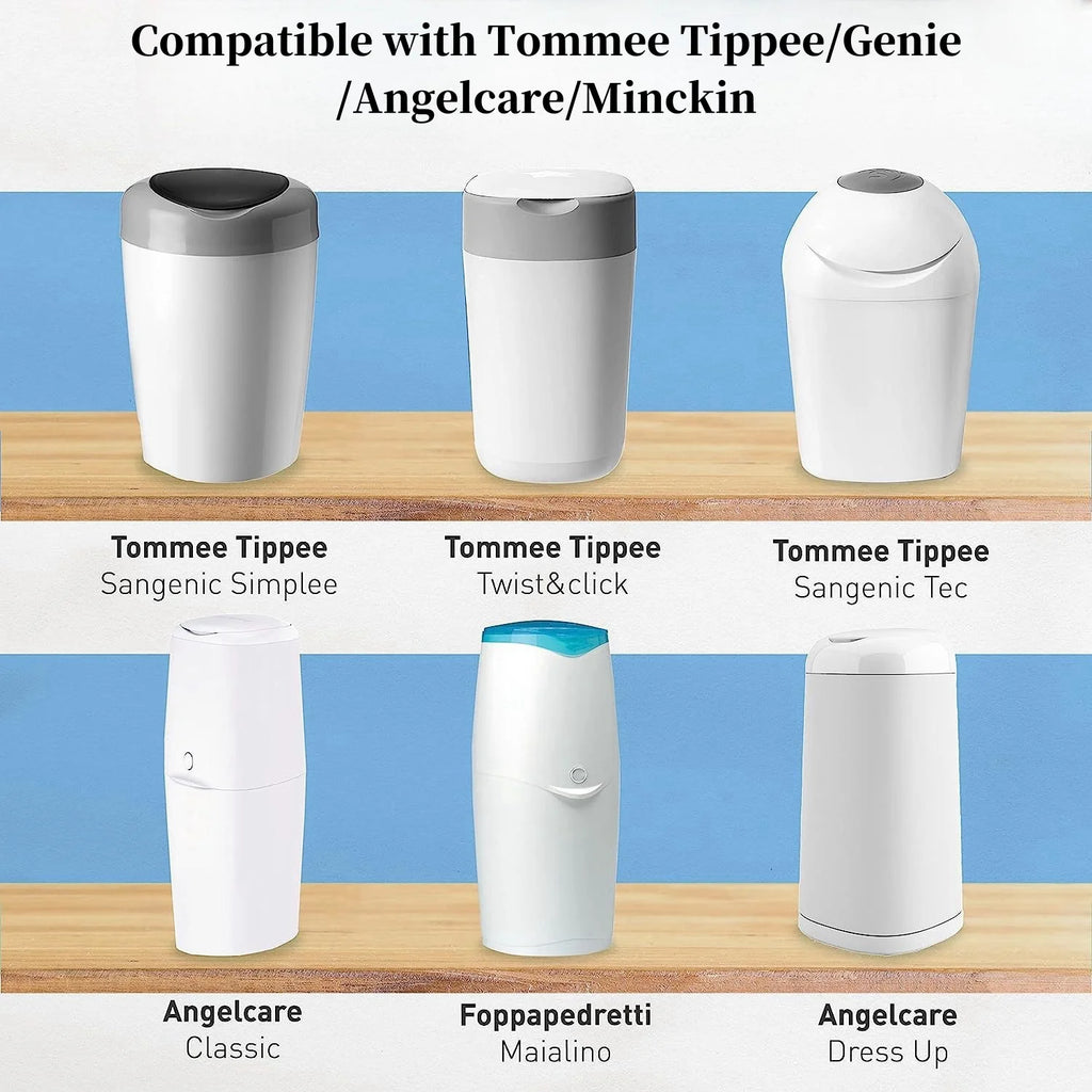 Nappy Bin Refill Bags for Sangenic Tommee Tippee, Refill Bags for